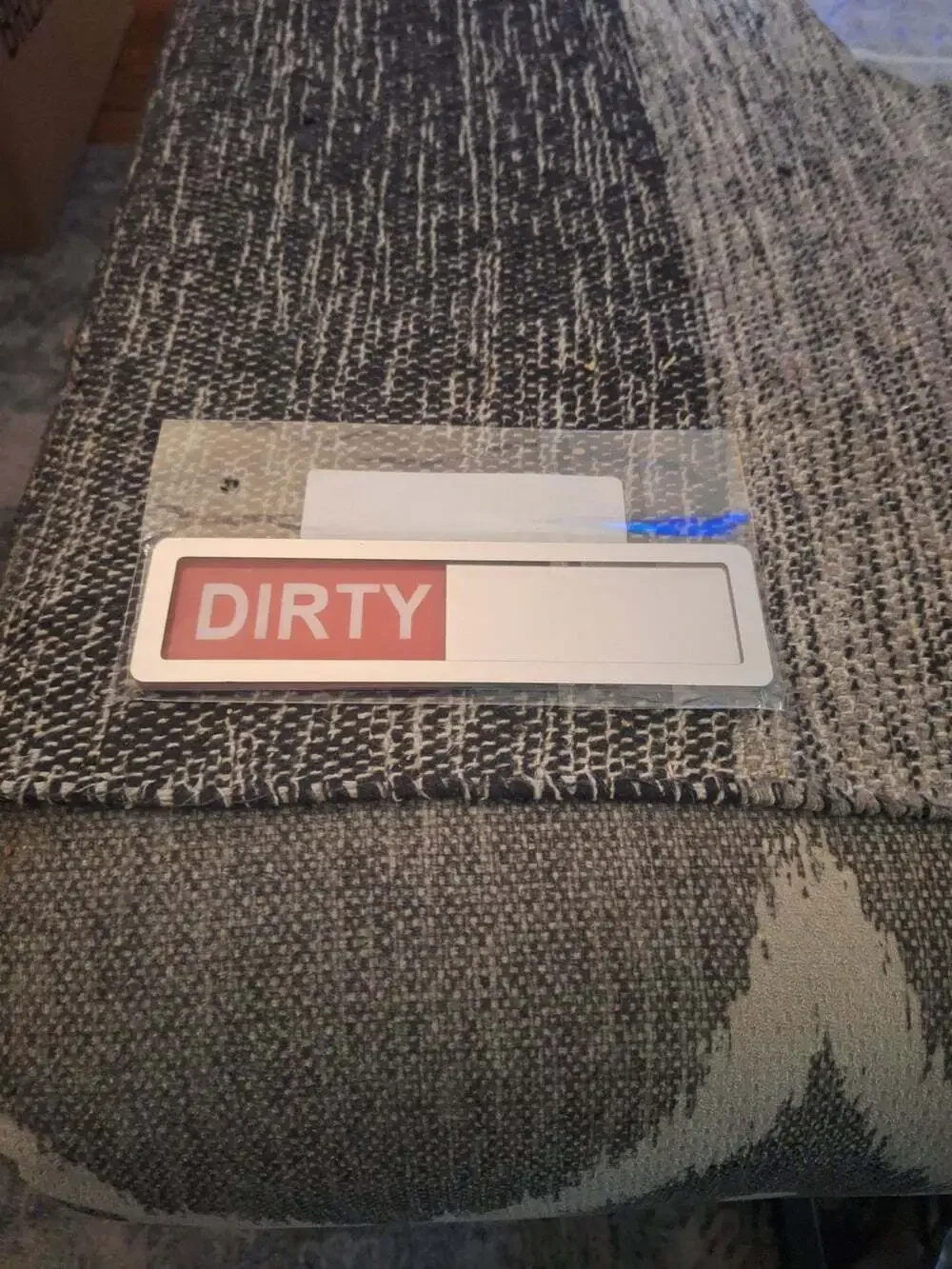 Sliding Dishwasher Magnet Clean Dirty Sign